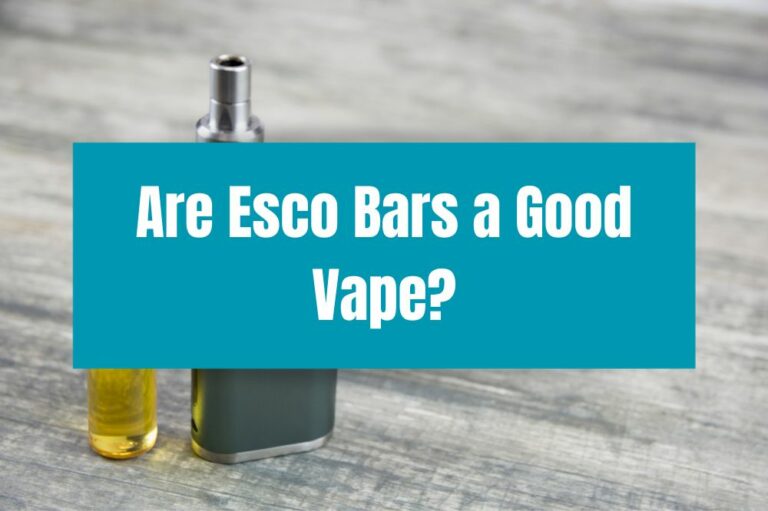Are Esco Bars a Good Vape?