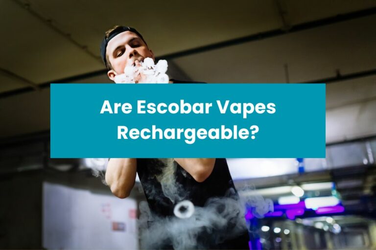 Are Escobar Vapes Rechargeable?