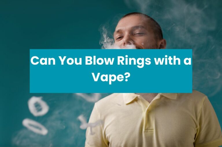 Can You Blow Rings with a Vape?