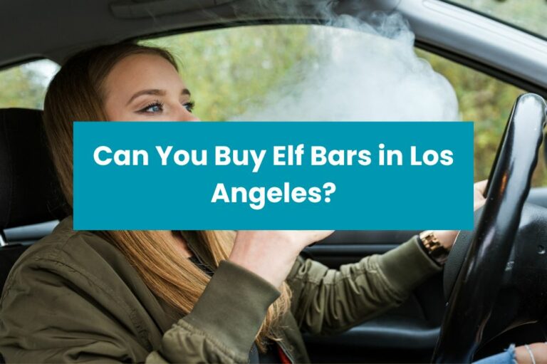 Can You Buy Elf Bars in Los Angeles?
