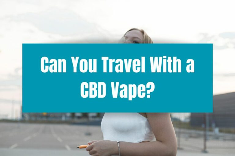 Can You Travel With a CBD Vape?