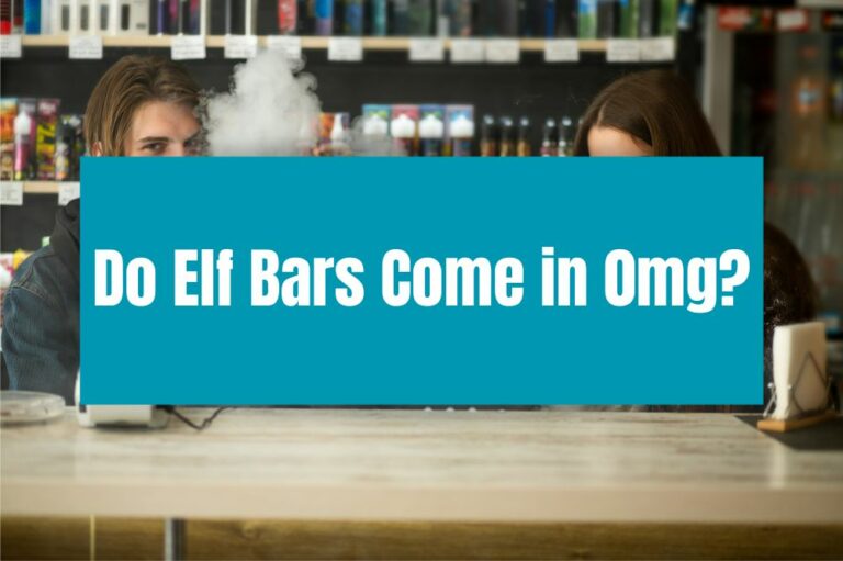 Do Elf Bars Come in 0mg?