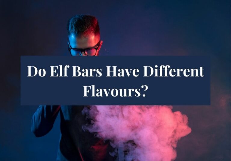 Do Elf Bars Have Different Flavours?