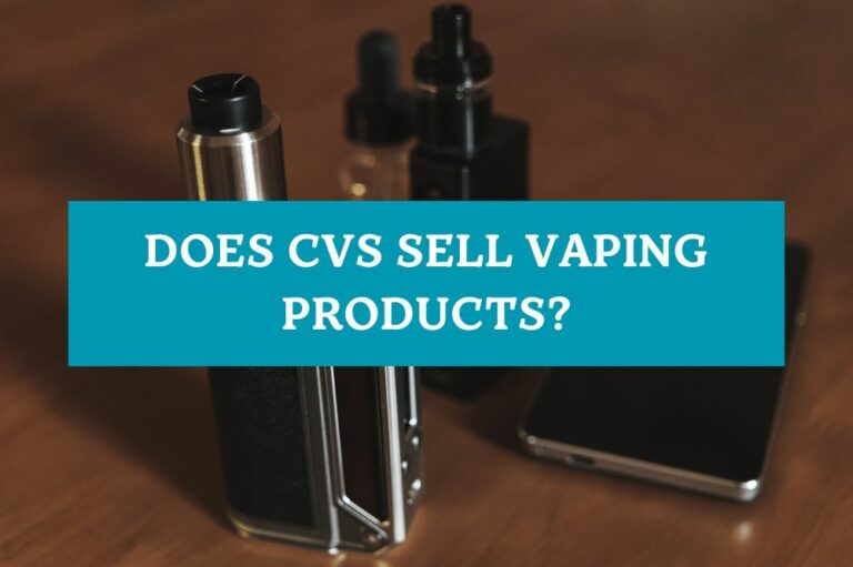 Does CVS sell vaping products?