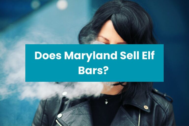 Does Maryland Sell Elf Bars?