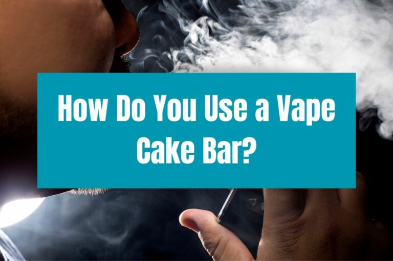 How Do You Use a Vape Cake Bar?
