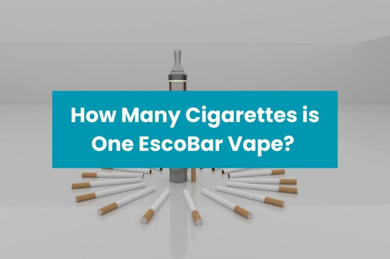 How Many Cigarettes is One EscoBar Vape?