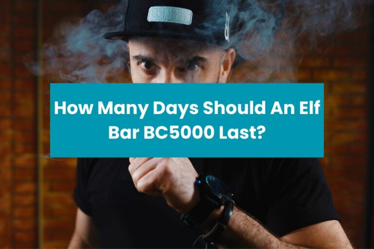 How Many Days Should An Elf Bar BC5000 Last?