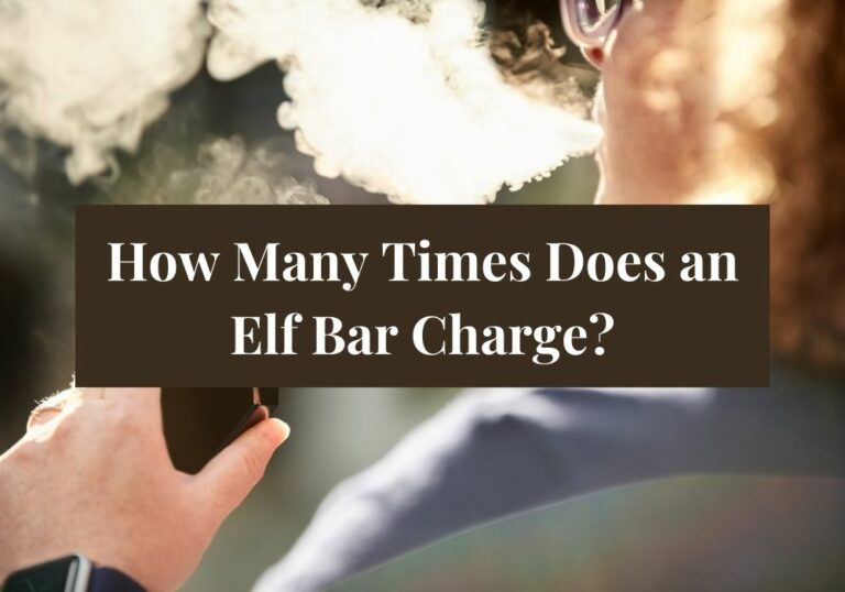 How Many Times Does an Elf Bar Charge?