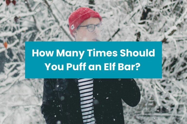 How Many Times Should You Puff an Elf Bar?