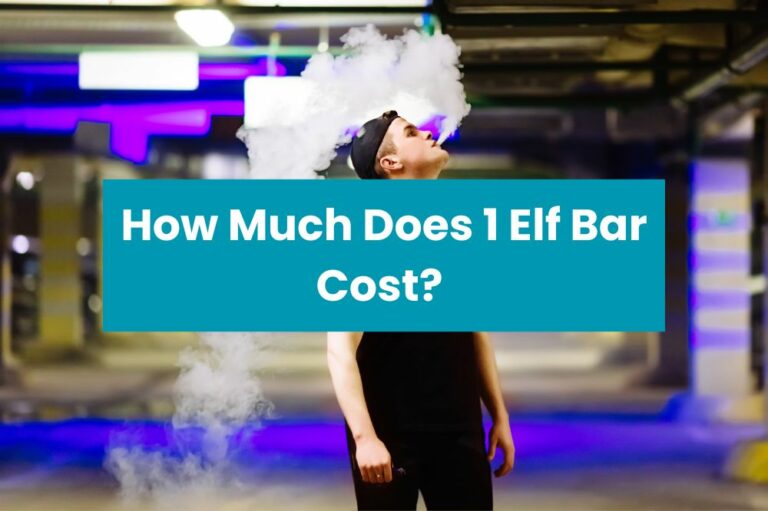 How Much Does 1 Elf Bar Cost?