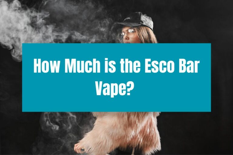 How Much is the Esco Bar Vape?