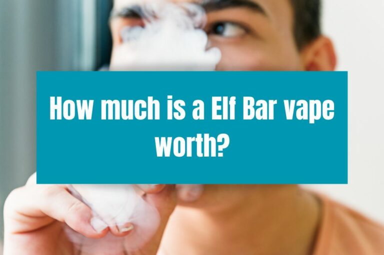 How much is a Elf Bar vape worth?