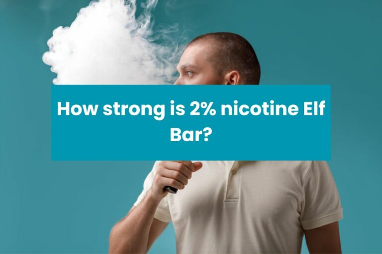 How strong is 2% nicotine Elf Bar?