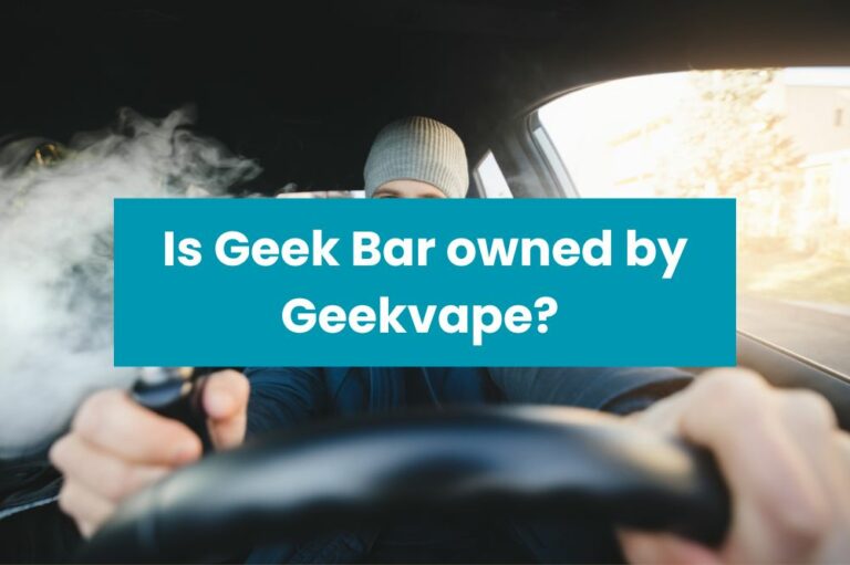 Is Geek Bar owned by Geekvape?