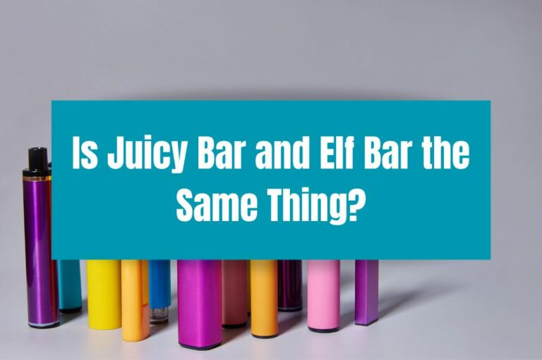Is Juicy Bar and Elf Bar the Same Thing?