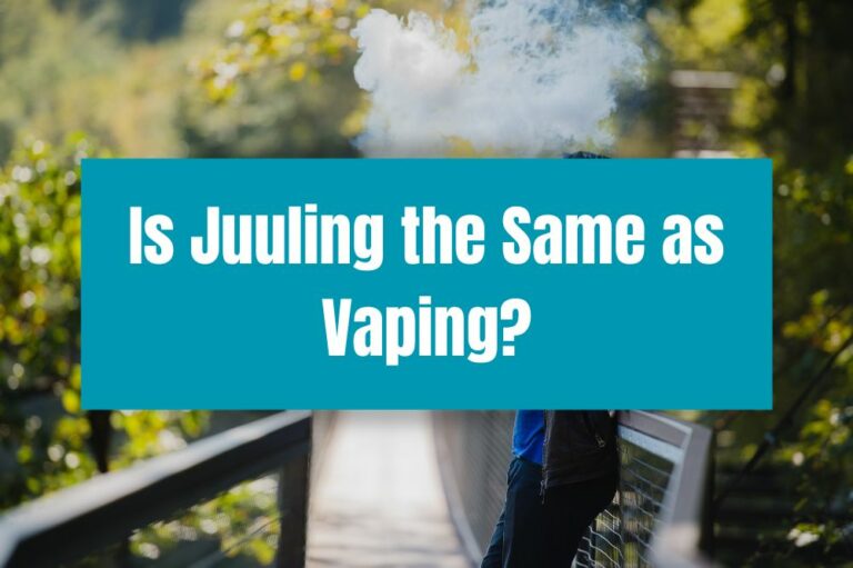 Is Juuling the Same as Vaping?