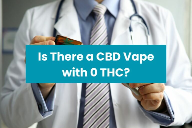 Is There a CBD Vape with 0 THC?