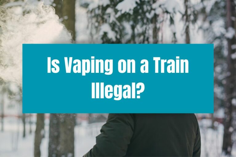 Is Vaping on a Train Illegal?