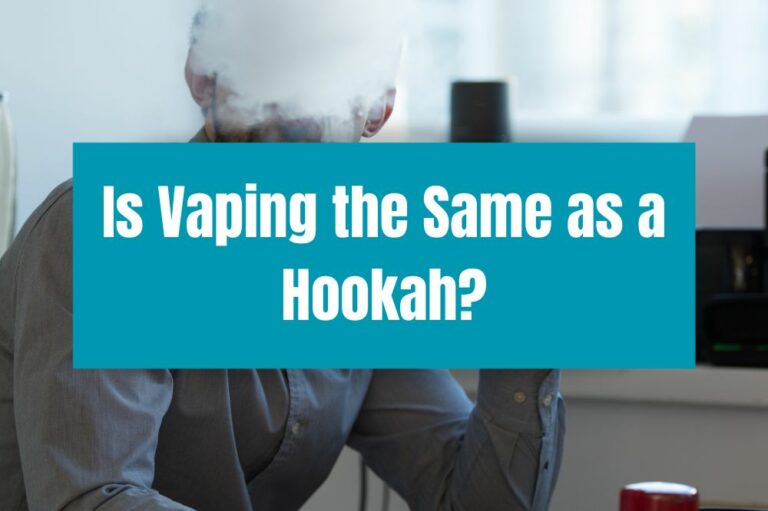 Is Vaping the Same as a Hookah?