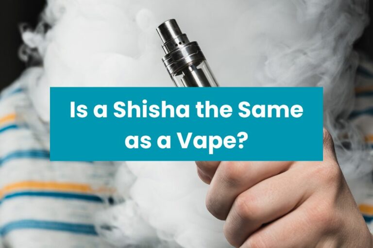 Is a Shisha the Same as a Vape?