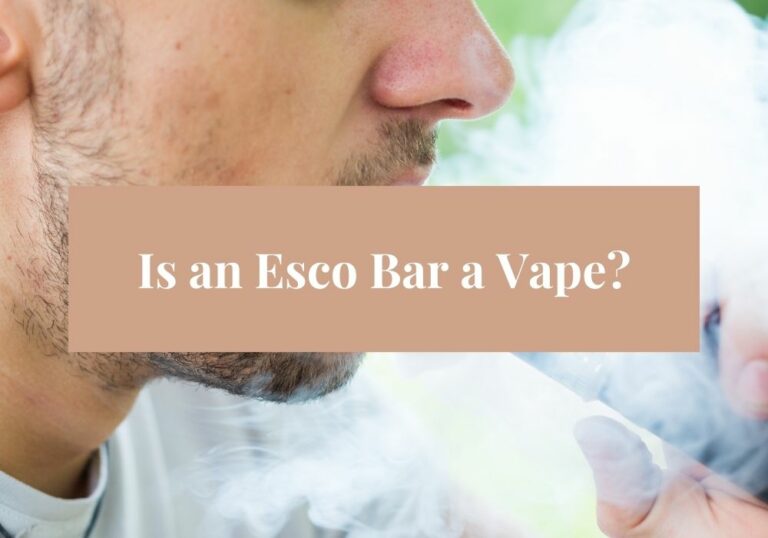 Is an Esco Bar a Vape?