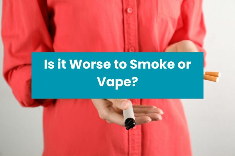 Is it Worse to Smoke or Vape?