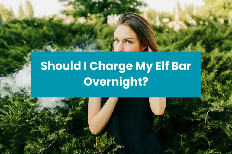 Should I Charge My Elf Bar Overnight?