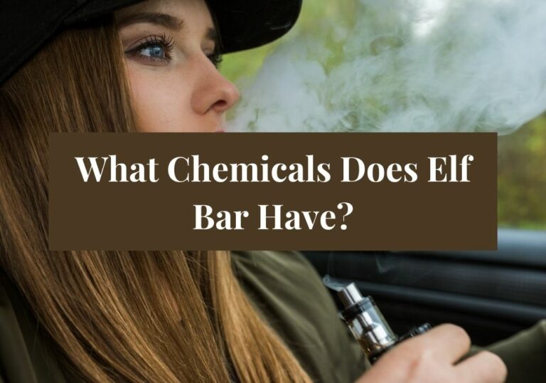 What Chemicals Does Elf Bar Have?