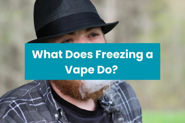 What Does Freezing a Vape Do?
