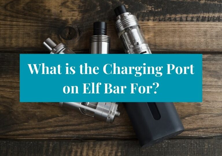 What is the Charging Port on Elf Bar For?