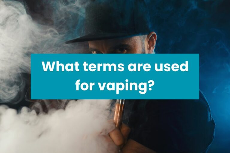 What terms are used for vaping?