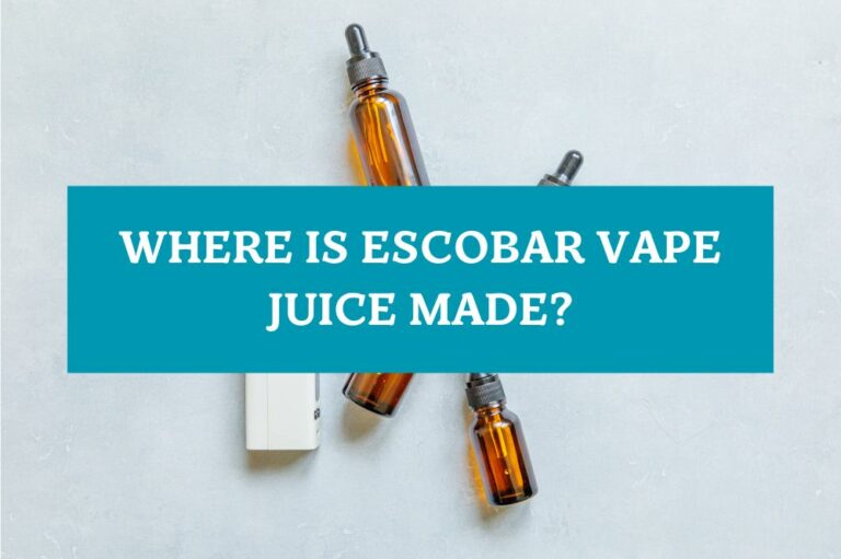 Where is EscoBar Vape Juice Made?