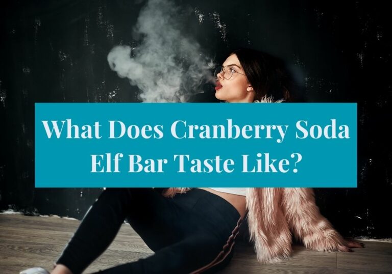 What Does Cranberry Soda Elf Bar Taste Like?