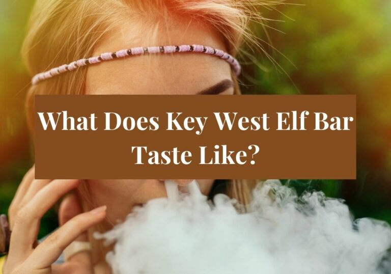 What Does Key West Elf Bar Taste Like?
