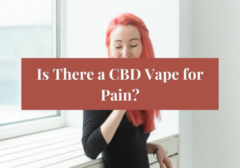 Is There a CBD Vape for Pain?